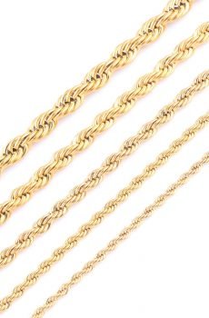 Fashion Spiral Chain Necklace