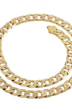 Men's Gold Twisted Chain Necklace